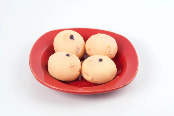 Postre dulce Mochi sobre madera —  Fotos de Stock