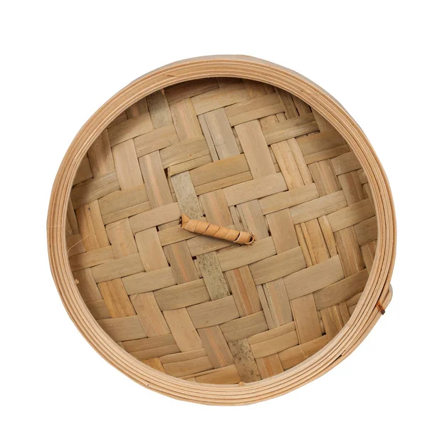 Caja de bambú o cesta de uso para dim sum vapor de alimentos . —  Fotos de Stock