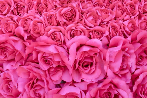 Bukiet Czerwonych Róż Kwiaciarni Valentines Tło — Zdjęcie stockowe