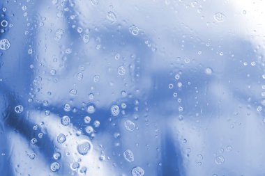 Soyut sabun köpüğü veya arkaplanda su damlası .