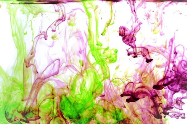 La tinta de colores en el agua. Abstracto. fondo. Fondos de pantalla . —  Fotos de Stock