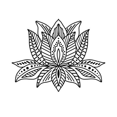 Mandala tasarım arka planına soyut kağıt kesimi.