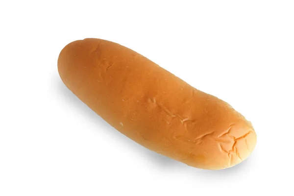 Laibe frisches, heißes Brot aus dem Ofen auf weißem Hintergrund. — Stockfoto