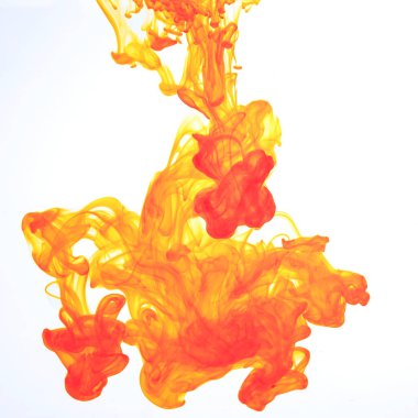 Sudaki renkli mürekkep. Soyut. Geçmişi. Duvar Kağıdı. 