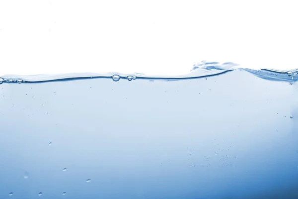 Arka planda hava kabarcıkları olan su veya su dalgası