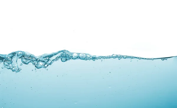 Arka planda hava kabarcıkları olan su veya su dalgası