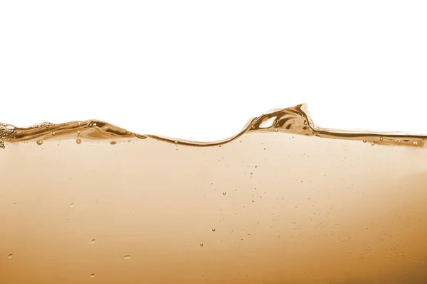 Salpicadura de agua u ola de agua con burbujas de aire en el fondo —  Fotos de Stock