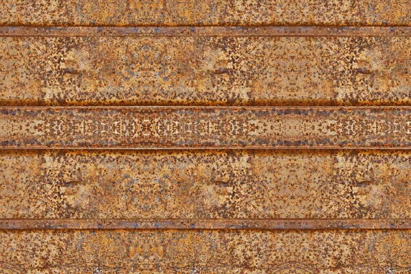 Textura ruginii și fundalului de perete din fier grunge . — Fotografie, imagine de stoc