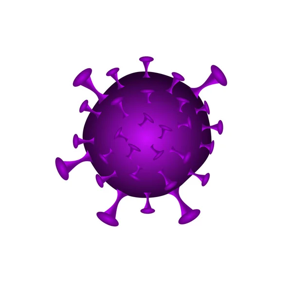 Cellule Patogene Del Virus Dell Influenza Respiratoria Covid Malattia Coronavirus — Foto Stock