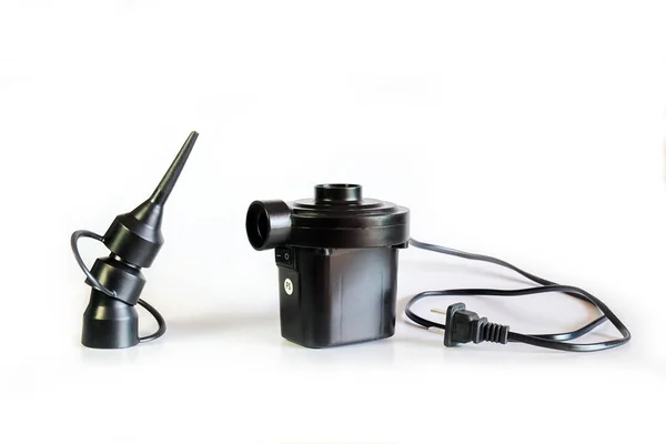 Havuzu veya yatağı şişirmek için elektrikli hava pompası aracı