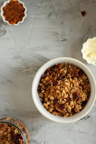 Ev yapımı tahıl gevreği.