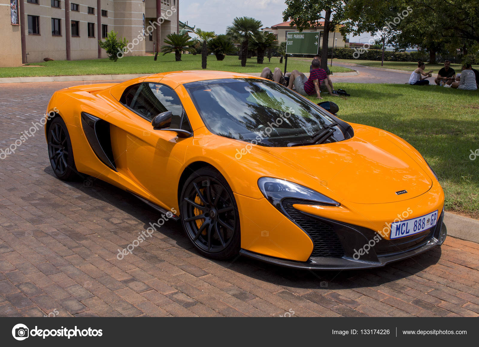 The Orange Sport Car Mclaren Next To Complex Nan Hua Temple In Bronkhorstspruit South Africa Stock Editorial Photo C Ariadna22822 133174226