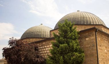  Osmanlı İmparatorluğu'nun Daut Paşa Hamamı, eski Türk Hamamı, miras. Üsküp, Makedonya (EYC).