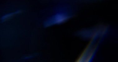 Siyah Arkaplanda Mavi Işık Sızıntısı. Üst üste koy. Geçiş