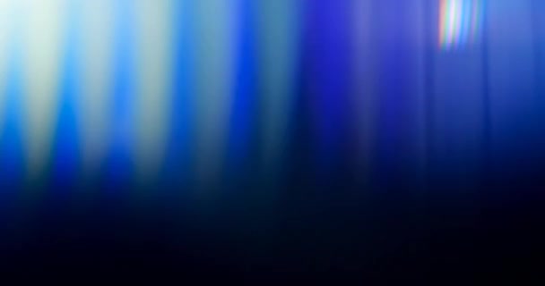Blaulicht Auf Schwarzem Hintergrund Überlagerung Übergang — Stockvideo