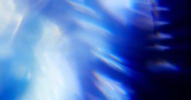 Siyah Arkaplanda Mavi Işık Sızıntısı. Üst üste koy. Geçiş