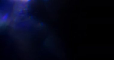 Siyah Arkaplanda Mavi Işık Sızıntısı. Üst üste koy. Geçiş
