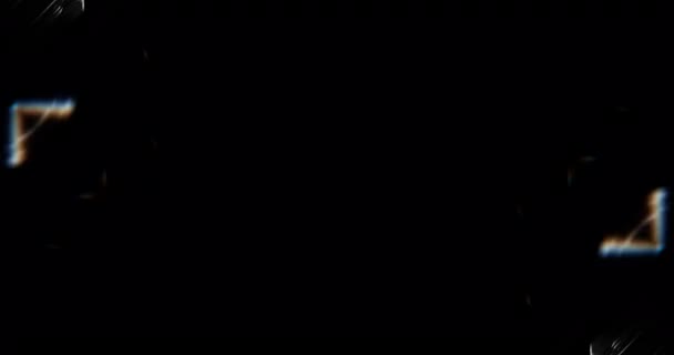 Lumière scintillante. Motion abstraite. Boucle VJ 