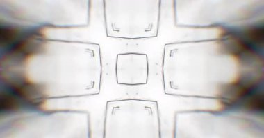 Soyut Yanıp sönen Işıklar. Işık tüneli. Flaşlı ışık. Vj Döngüsü