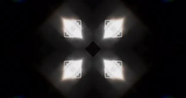 Soyut Yanıp sönen Işıklar. Işık tüneli. Flaşlı ışık. Vj Döngüsü