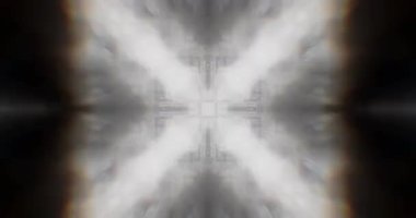 Soyut Yanıp sönen Işıklar. Işık tüneli. Flaşlı ışık. Vj Döngüsü