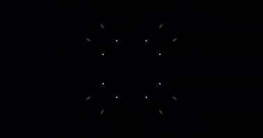 Soyut Yanıp sönen Işıklar. Işık tüneli. Flaşlı ışık. Vj Döngüsü