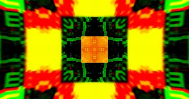 Pixels hypnotiques. Glitch Art. Boucle VJ 