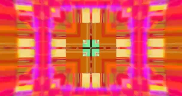 Hypnotische Pixels Glitch Art Lus — Stockvideo