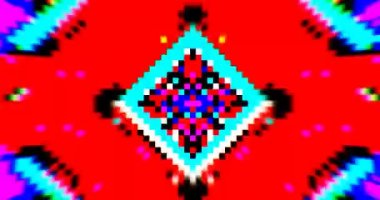 8bit Vj döngüsü. Oyun salonu ekranı. Retro Oyunu