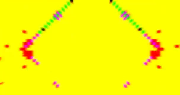 Boucle 8Bit VJ. Écran d'arcade. Jeu rétro 