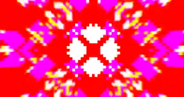 Boucle 8Bit VJ. Écran d'arcade. Jeu rétro 