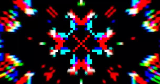 Boucle 8Bit VJ. Écran d'arcade. Jeu rétro 