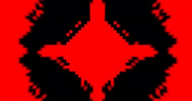 8bit Vj döngüsü. Oyun salonu ekranı. Retro Oyunu