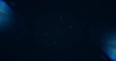 Soyut Yanıp sönen Işıklar. Işık tüneli. Flaşlı ışık. Vj Döngüsü