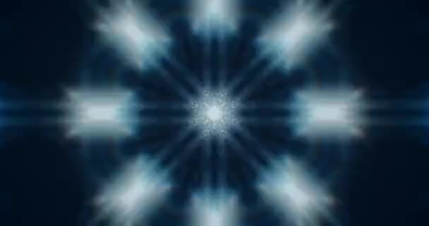 Abstrait Flickering Lights. Tunnel lumineux. Lumière stroboscopique. Boucle VJ 