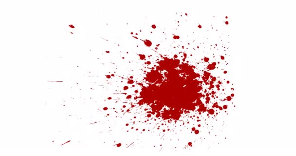 Peinture Éclaboussante Red Paint Splatter Pack Éclaboussures — Video