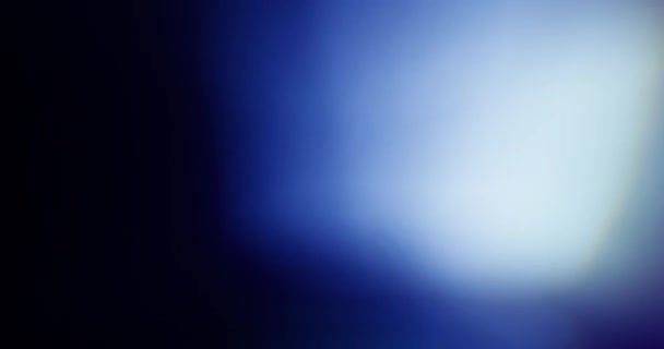 Витік Холодного Світла Чорному Тлі Накладання Перехід Фільтри Кольорів Відео — стокове відео