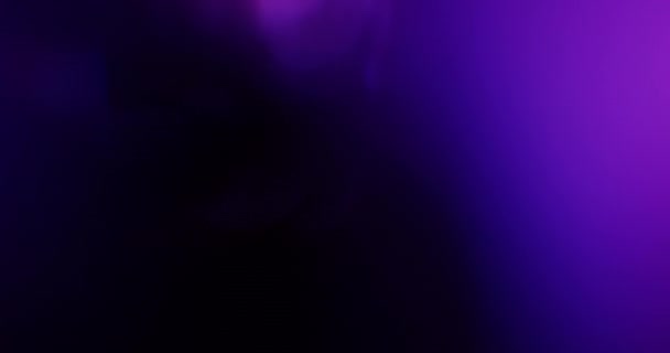 Neon Light Leaks Black Background Англійською Оверле Перехід Відеофільтри Кольорів — стокове відео