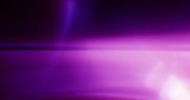 Neon Light Fuites Sur Fond Noir Superposition Transition Filtres Couleur — Video