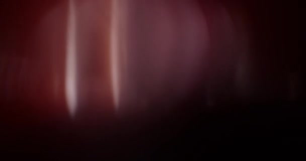 Fuites de lumière ambrée sur fond noir. Superposition. Transition. Filtres de couleur vidéo
