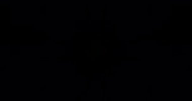 Soyut Yeşil Lazer Işıkları. Lazer Tüneli. Strobe Lights. Vj Döngüsü