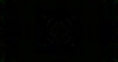 Soyut Yeşil Lazer Işıkları. Lazer Tüneli. Strobe Lights. Vj Döngüsü