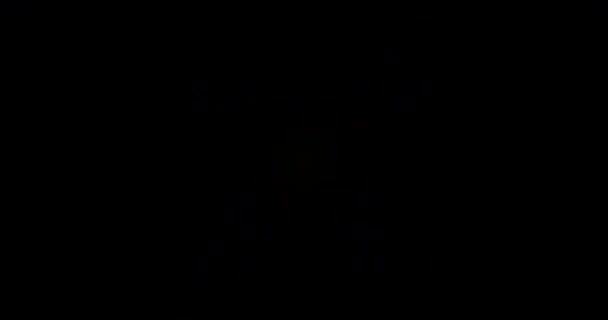 Feux laser verts abstraits. Tunnel laser. Lumières stroboscopiques. Boucle VJ 