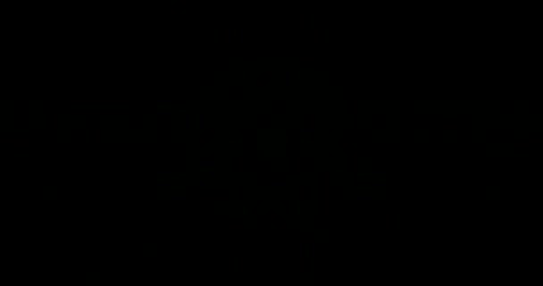 Feux laser verts abstraits. Tunnel laser. Lumières stroboscopiques. Boucle VJ 