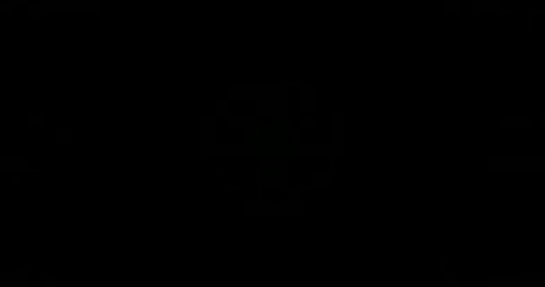 Feux laser verts abstraits. Tunnel laser. Lumières stroboscopiques. Boucle VJ 