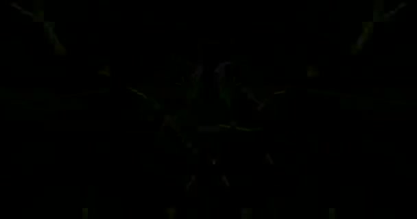 Feux laser verts abstraits. Tunnel laser. Lumières stroboscopiques. Boucle VJ 