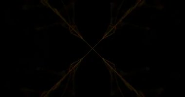 Soyut Sarı Lazer Işıkları. Lazer Tüneli. Strobe Lights. Vj Döngüsü