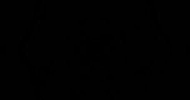 Soyut Sarı Lazer Işıkları. Lazer Tüneli. Strobe Lights. Vj Döngüsü