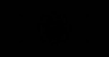 Soyut Sarı Lazer Işıkları. Lazer Tüneli. Strobe Lights. Vj Döngüsü