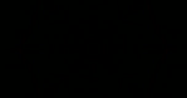 Feux laser jaunes abstraits. Tunnel laser. Lumières stroboscopiques. Boucle VJ 